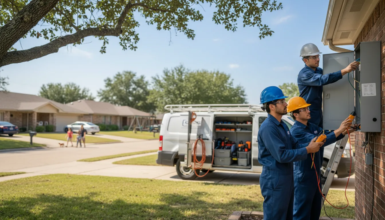 Certified electrician providing emergency electrical services in Goodwell, OK